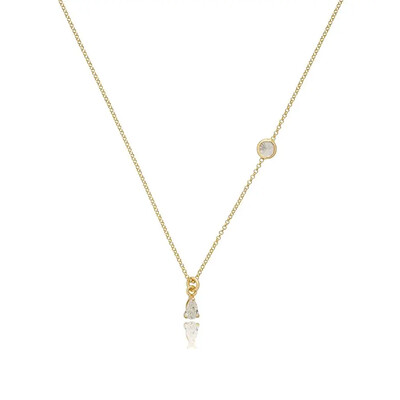 Foto Colar Ponto de Luz Gotinha Ouro