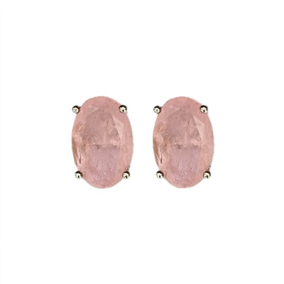 Foto Brinco Oval Rosa Fusion