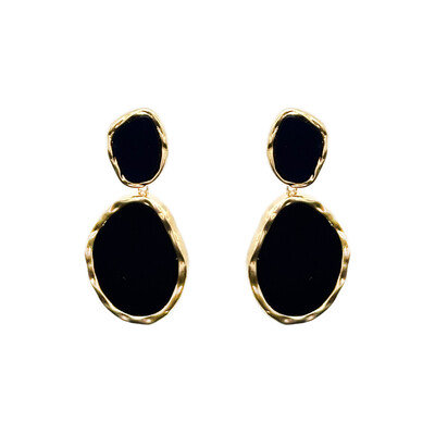 Foto Brinco Acrílico Preto