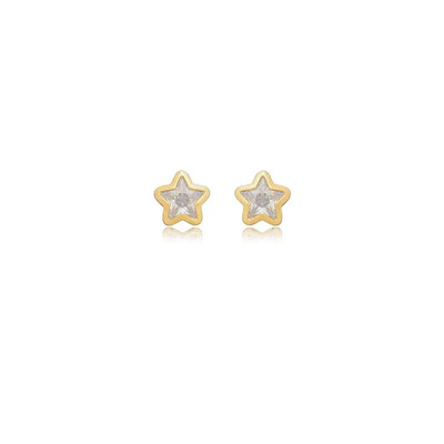 Foto Brinco Estrela G Ouro