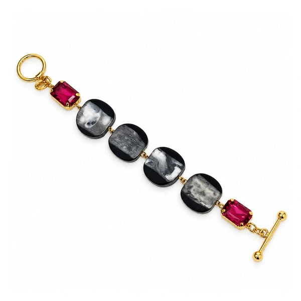 Pulseira Resina e Cristal