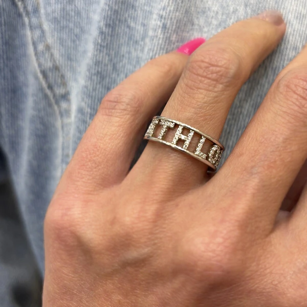 Anel Faith & Love Prata 925