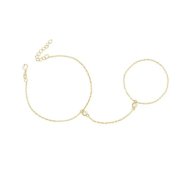 Pulseira de Mão em Prata 925