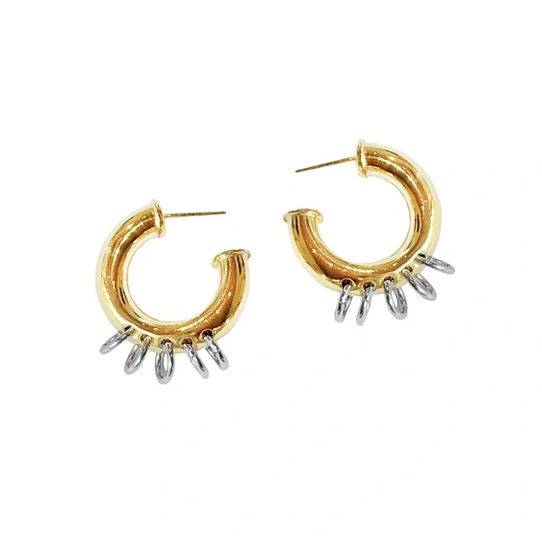 Argola Duo com Pingentes