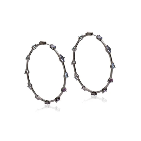 Argola com Formas Coloridas