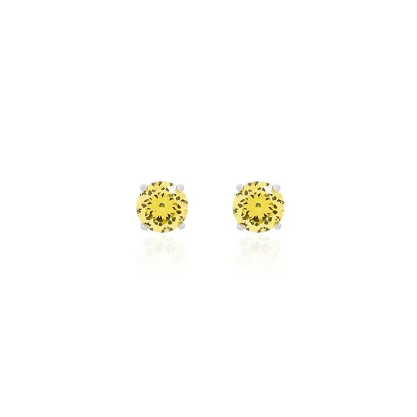 Brinco Ponto de Luz Fancy Yellow