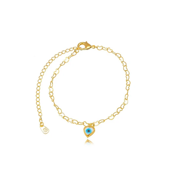 Pulseira Olho Grego Coração