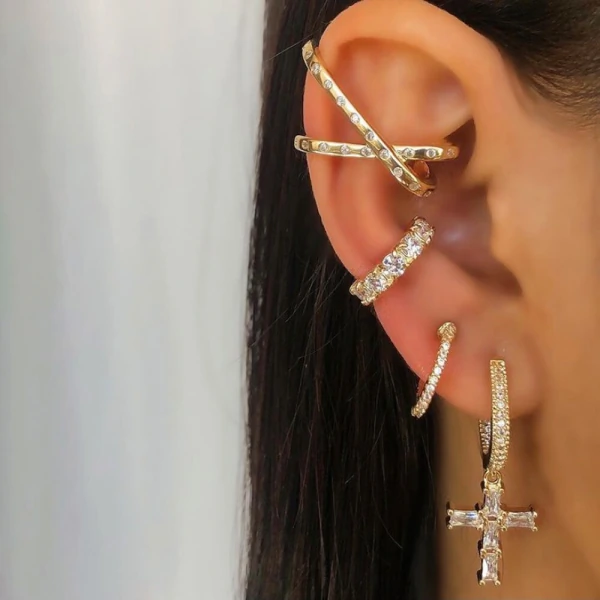 Piercing Falso 6 Pedras (unidade)