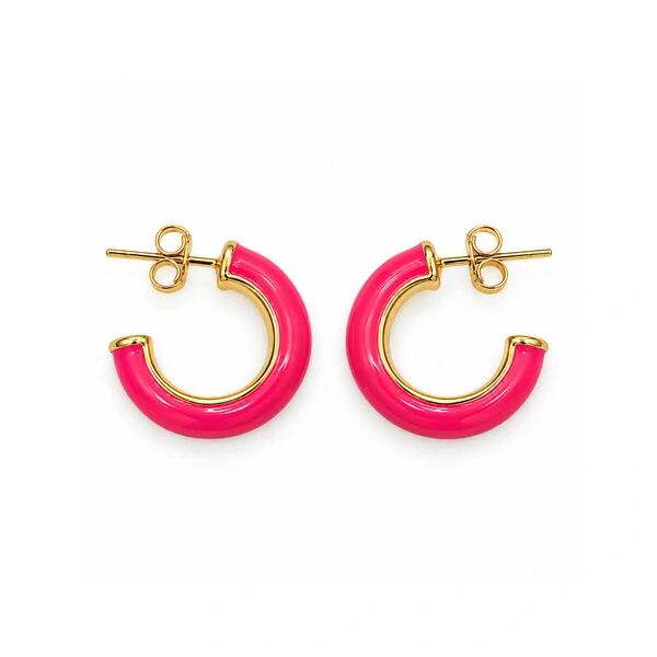 Argola Pink Média