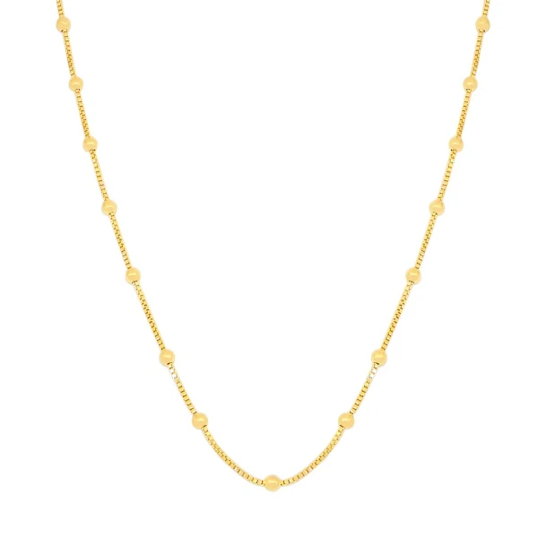 Colar Longo Mini Bolinhas (80 cm)