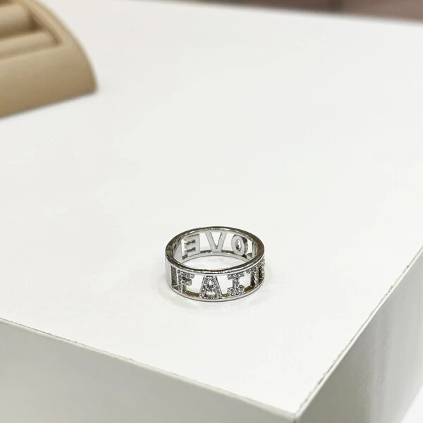 Anel Faith & Love Prata 925