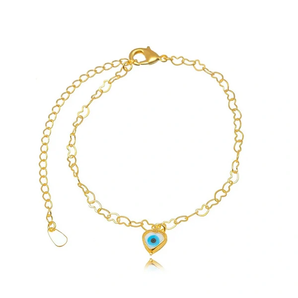 Pulseira Olho Grego Coração