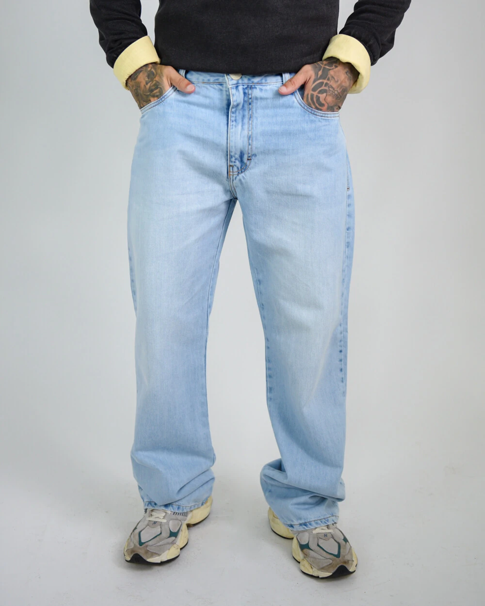 FotoCalça Masculina Over Reta Clara