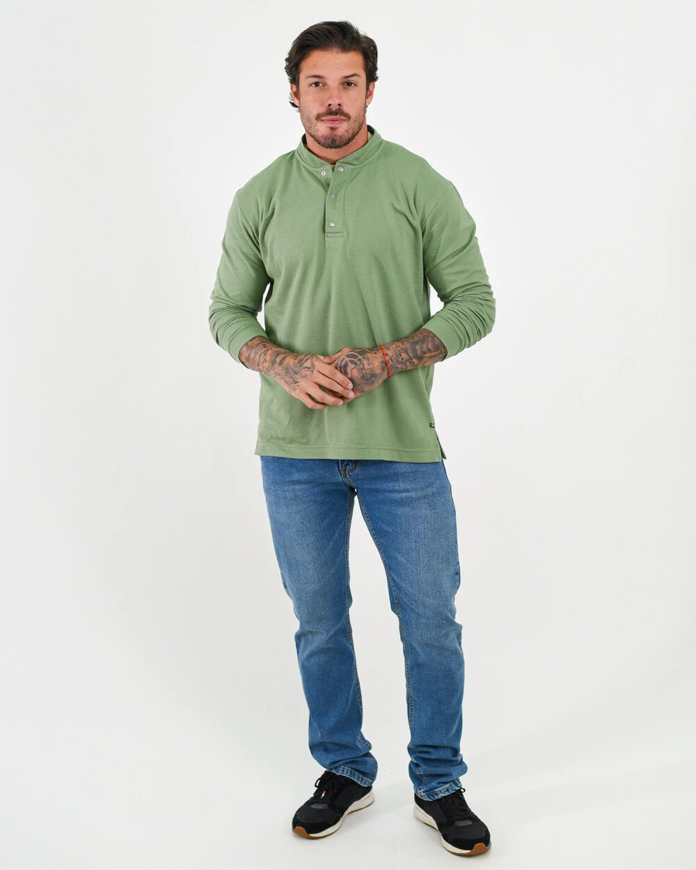 Foto Calça Masculina Slim com Recortes