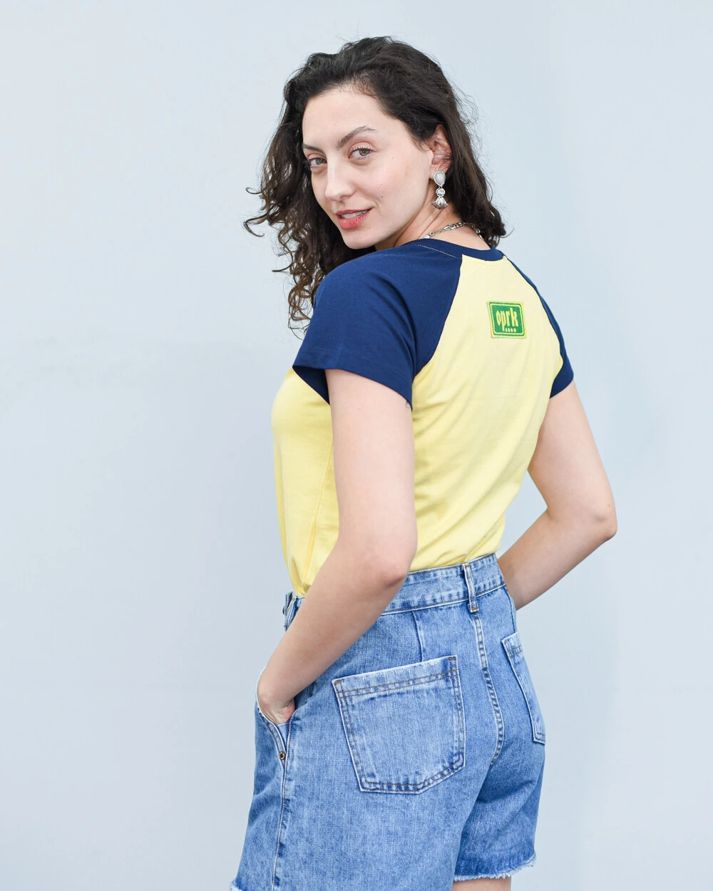 Foto Camiseta Manga Raglan