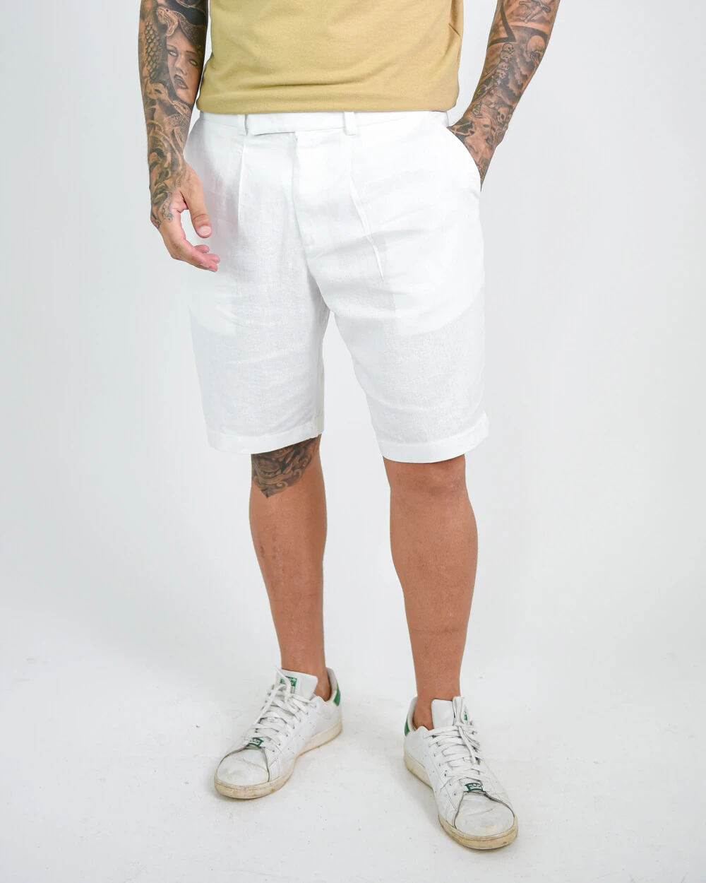 FotoBermuda Linho Passante