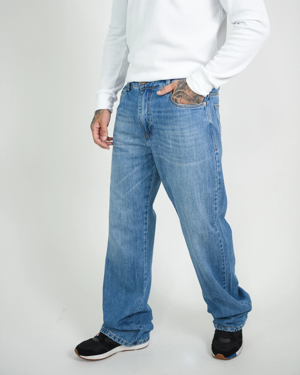 FotoCalça Masculina Over Reta