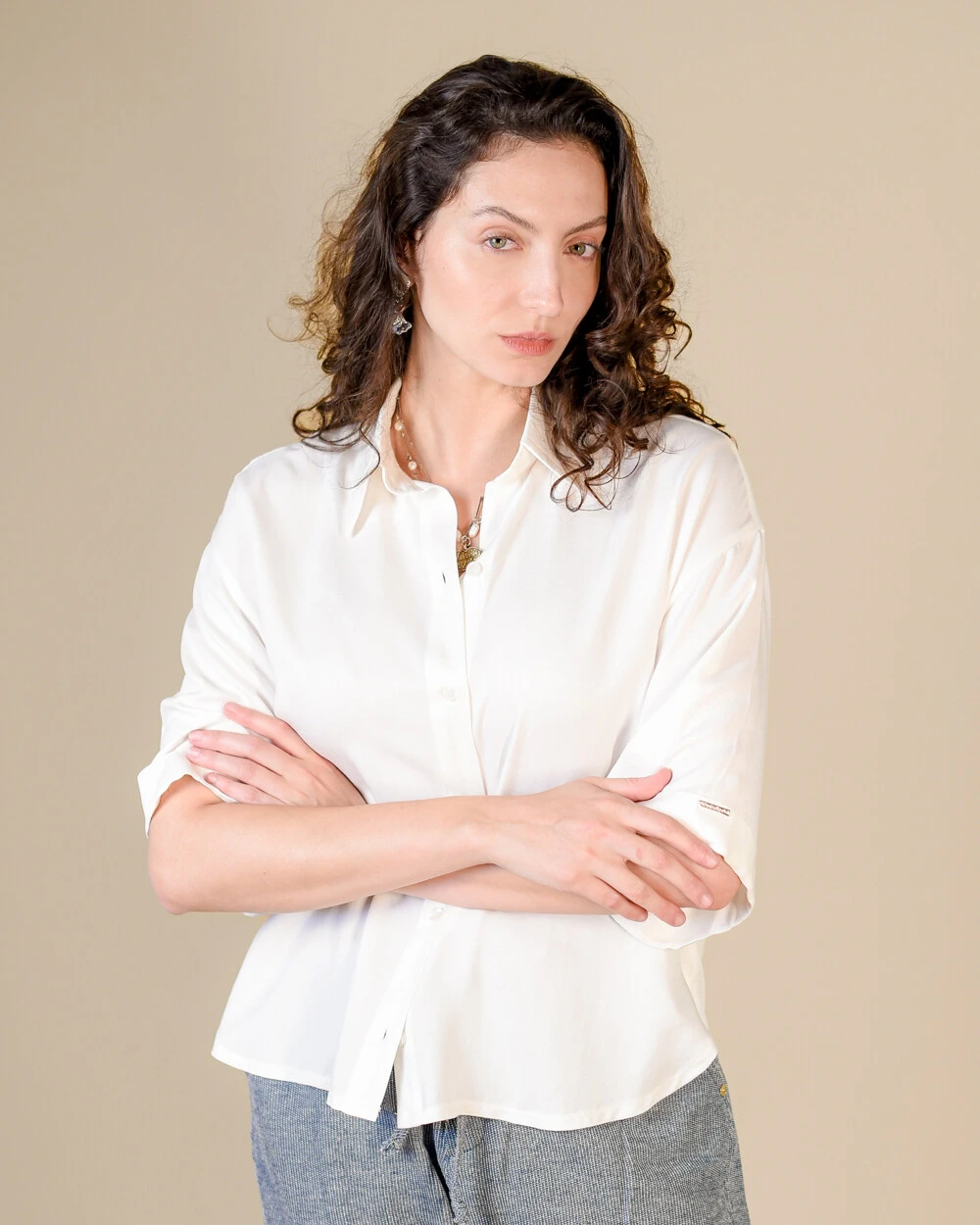 Foto Camisa Ampla em Viscose