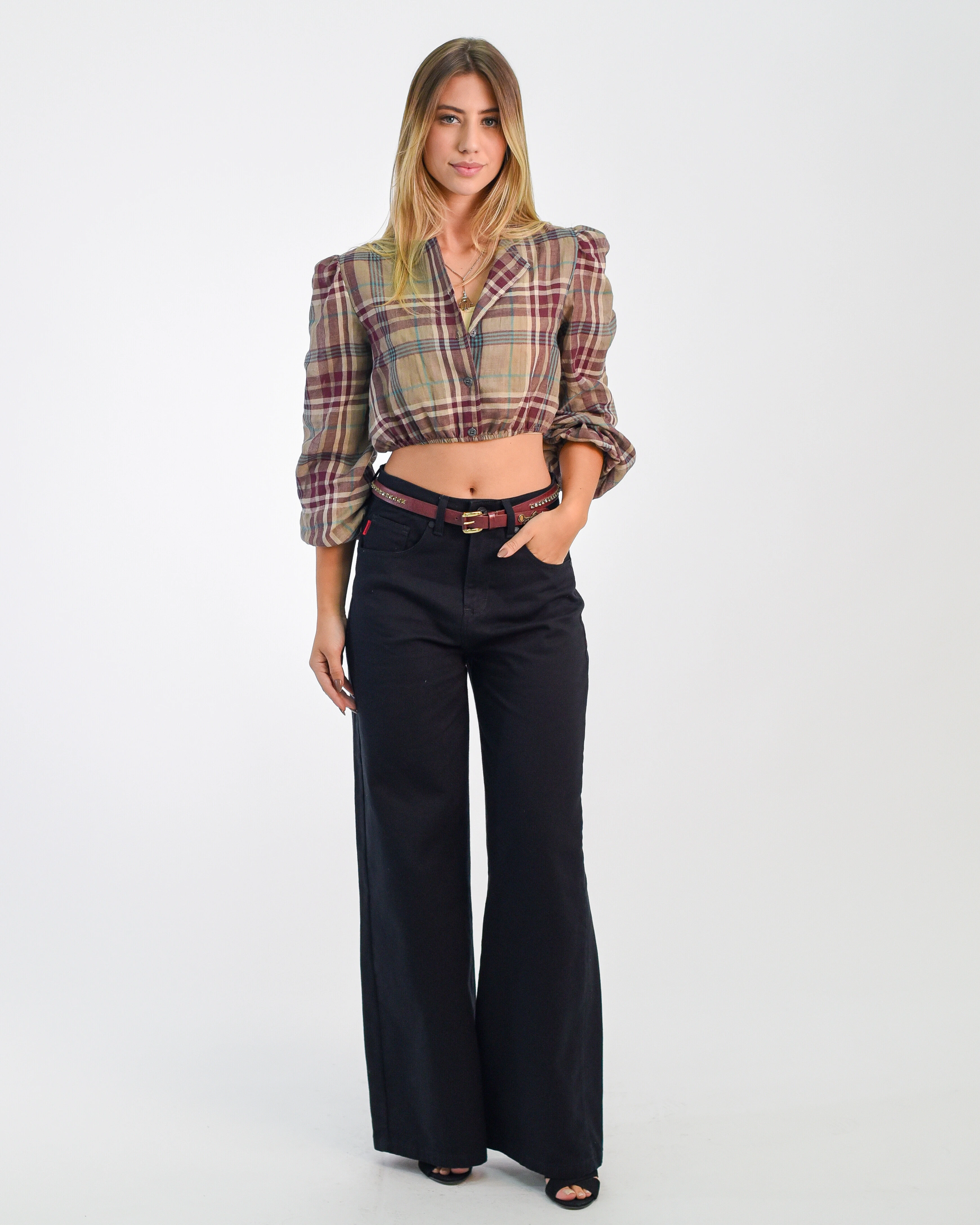 Foto Calça Feminina Wide Leg
