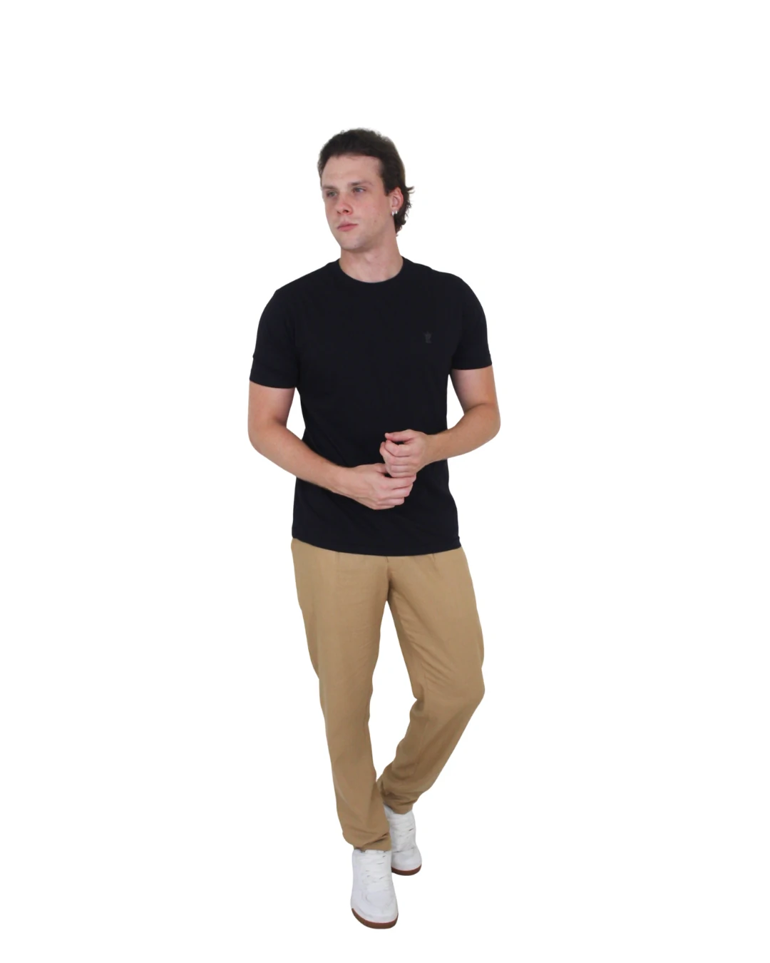 FotoCalça Masculina Linho Cós Passante