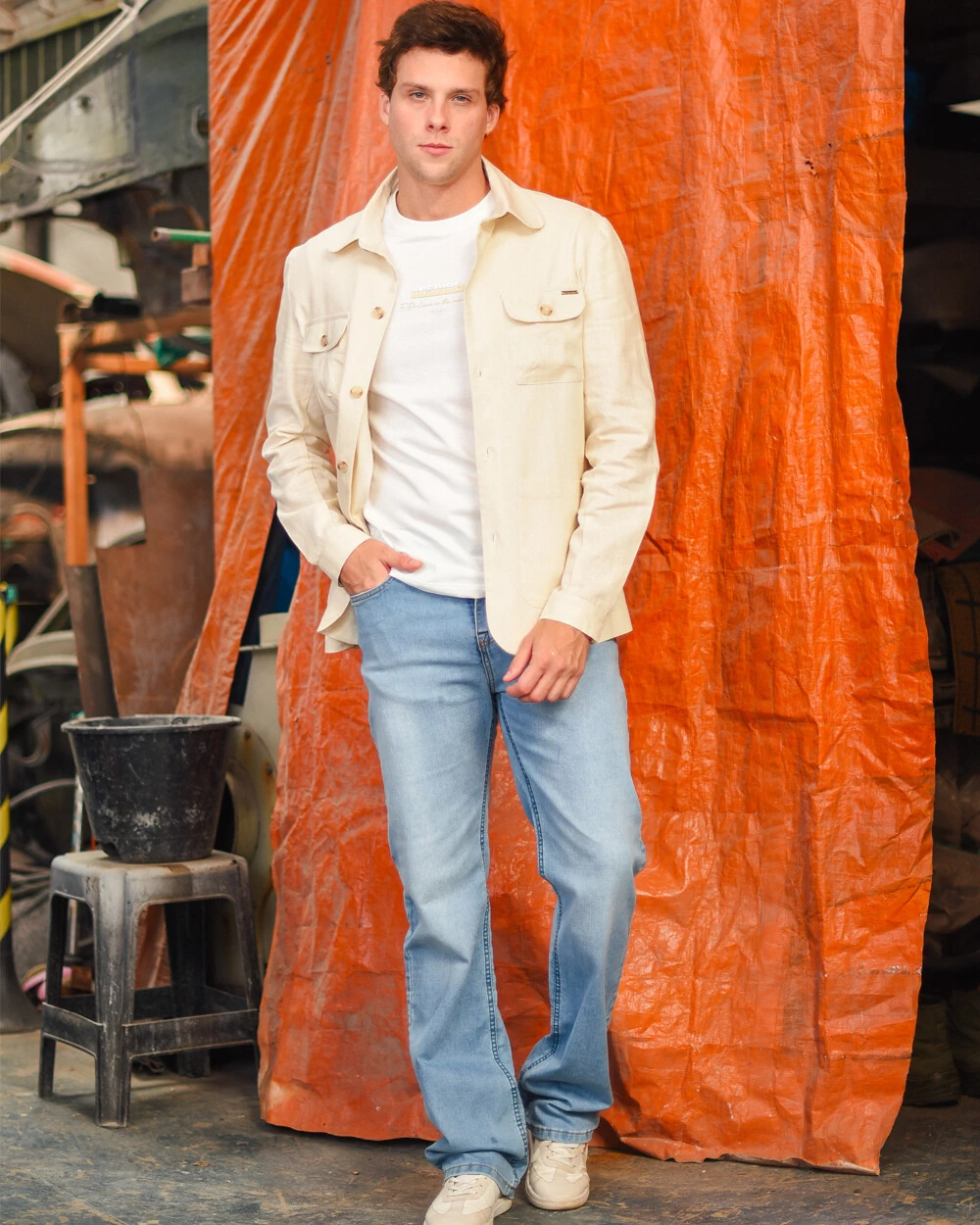 FotoJaqueta Parka em linho