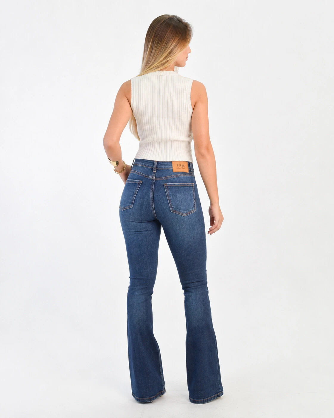 Foto Calça Jeans Feminina Flare Operarock