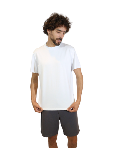 Foto T-Shirt Masculina Cotton Rib Largo
