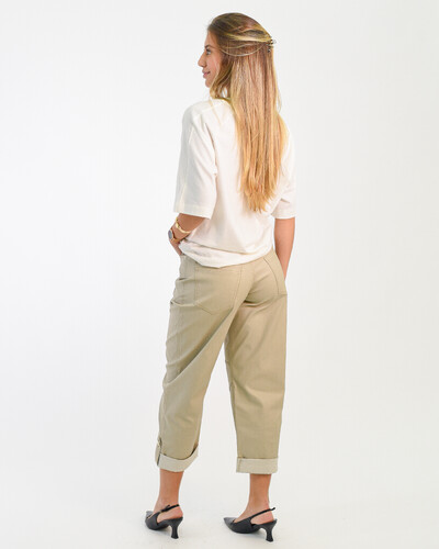 Foto Calça Resinada Barrel