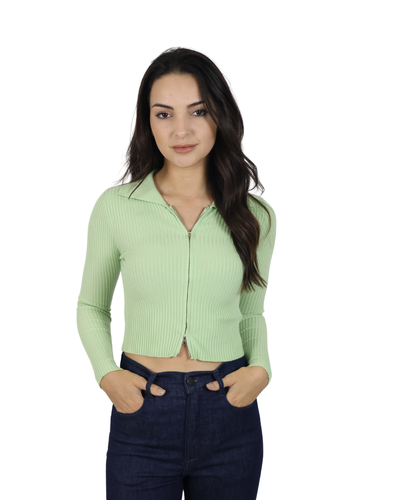 Foto Top Cropped em Tricot