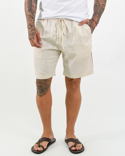 Foto Bermuda Masculina com Vivo Lateral