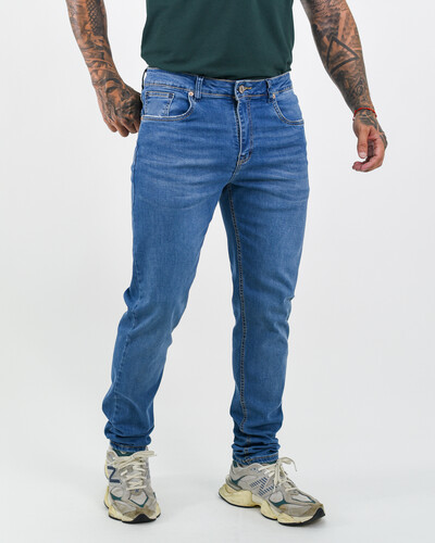 Foto Calça Masculina Slim Média