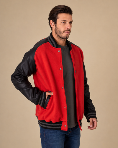 Foto Jaqueta Masculina Operarock Raglan College