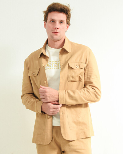 Foto Jaqueta Parka em linho