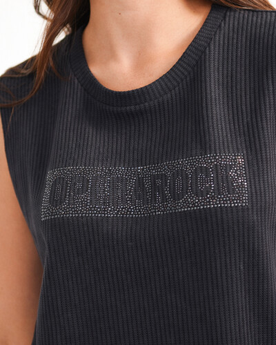 FotoRegata Feminina Malha Texturizada Operarock