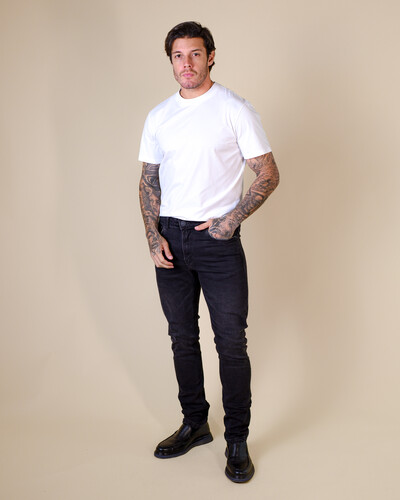 Foto Calça Masculina Black Jeans