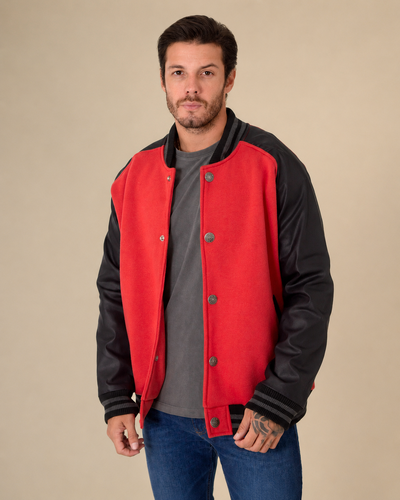 Foto Jaqueta Masculina Operarock Raglan College