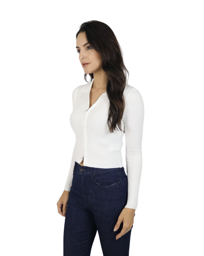 FotoTop Cropped em Tricot