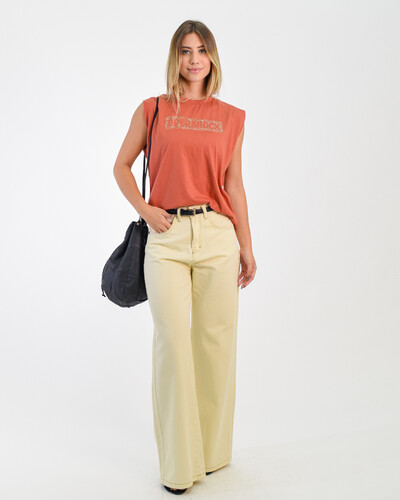 Foto Calça Feminina Wide Leg
