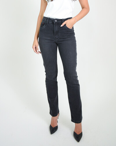 FotoCalça Reta Feminina Black