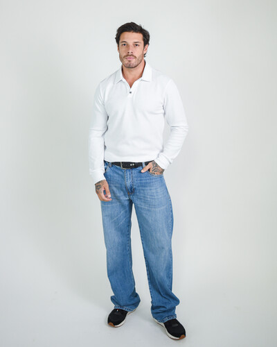 Foto Calça Masculina Over Reta