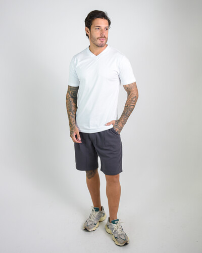 Foto Bermuda Masculina Fusion com Pregas