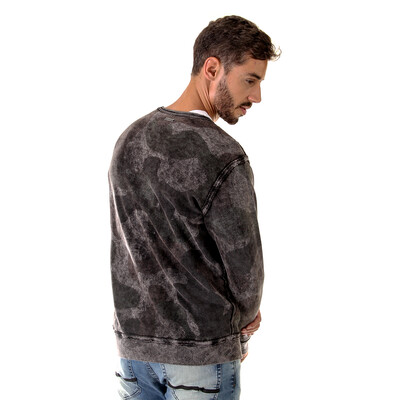 FotoBlusa Moletom Masculina Operarock Stone Washed