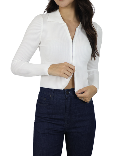 Foto Top Cropped em Tricot