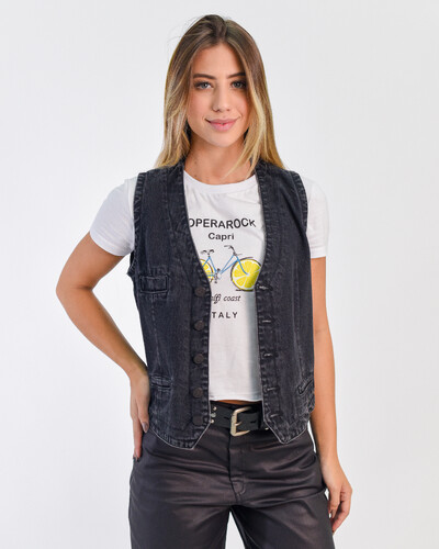 Foto Colete Jeans