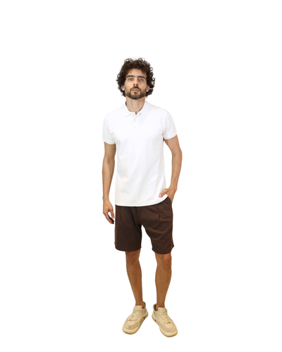 Foto Bermuda Masculina Fusion com Pregas