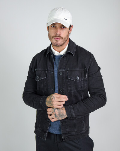 FotoJaqueta Jeans Black