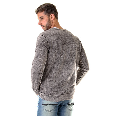 FotoBlusa Moletom Masculina Operarock Skull Bowie