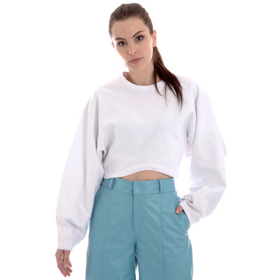 Blusa Cropped Operarock Moletom Curva