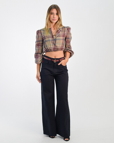 Foto Calça Feminina Wide Leg