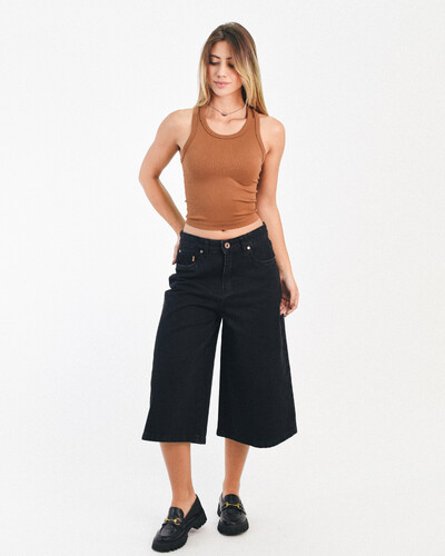 Foto Pantacourt Jeans Black Operarock